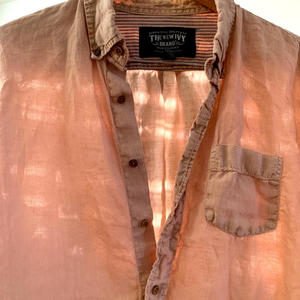 Linen button down shirt